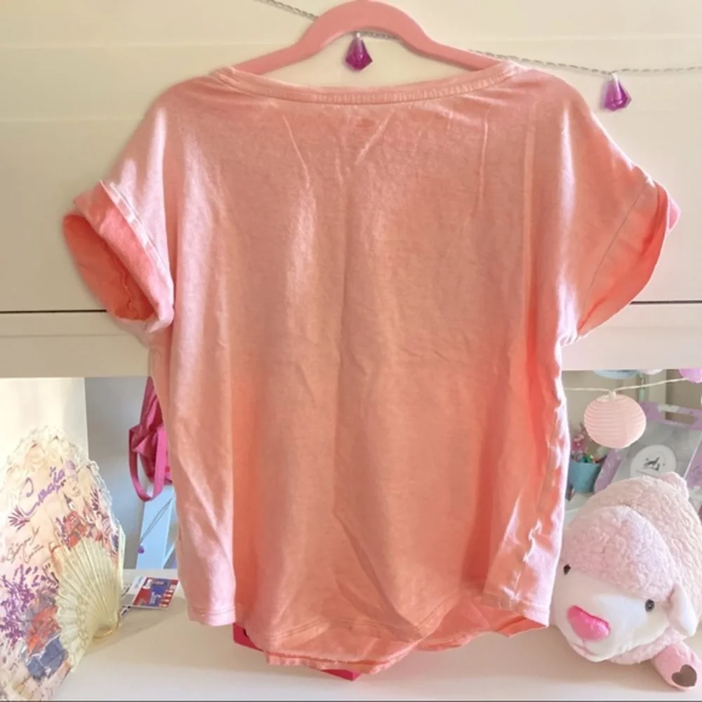 🌸3/$30🌸 Old Navy Girls’ Peach “paradise” Tee 💕